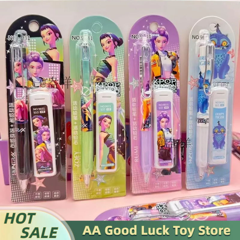 Anime Cosplay Easy - 6/24pcs Anime Kpop Mechanical Pencil Set