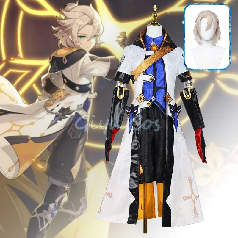 Anime Cosplay Youtube Shorts - Albedo Cosplay Costume Genshin Impact Adult