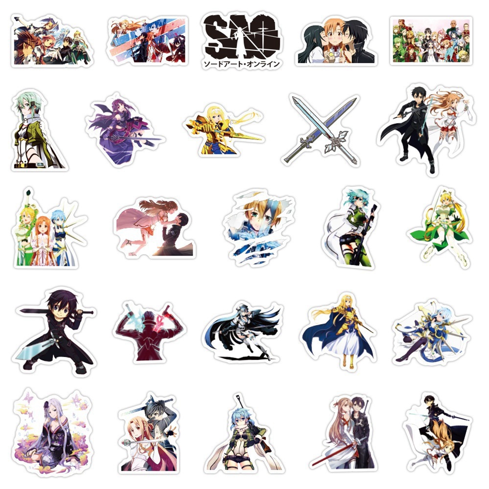 1 Pack Anime Sticker Sword Art - Sword Art Online Cape recension och pris