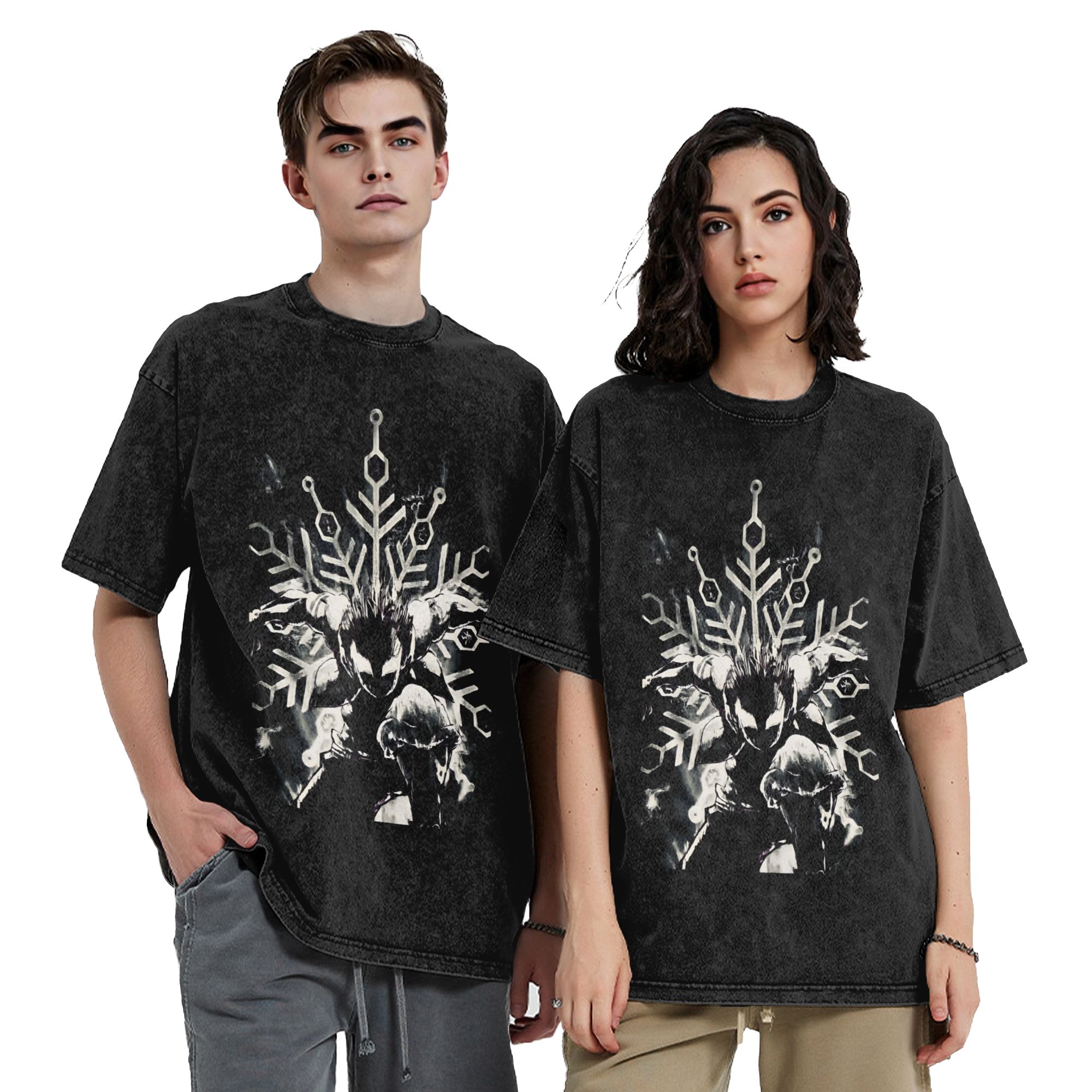 Retro D-Demons Slayers Tshirt  - Anime Cosplay Idea recension och pris