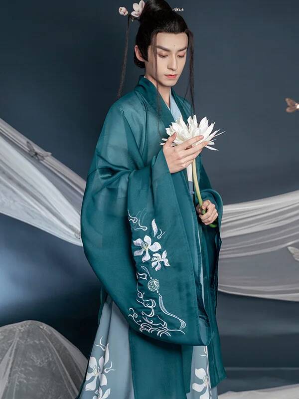 Chinese New Modern Hanfu Man T - Anime Cosplay Dress For Men recension och pris