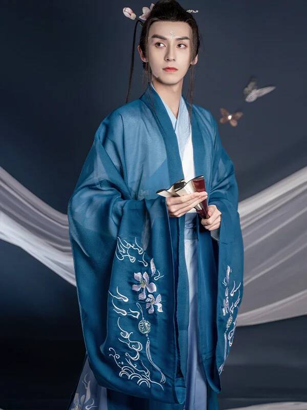 Chinese New Modern Hanfu Man T - Anime Cosplay Dress For Men recension och pris