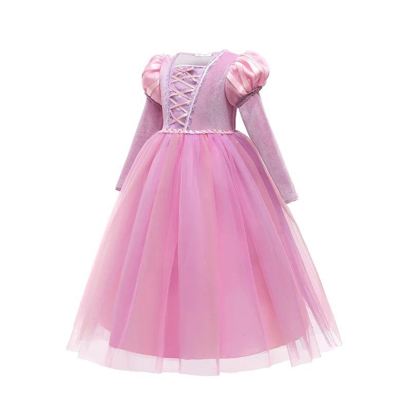 Rapunzel Princess Dress Girl C - Anime Cosplay Youtube Shorts recension och pris