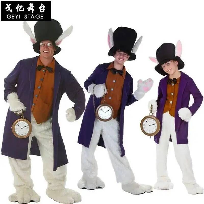 Alice Clothes White Child Rabb - Anime Cosplay Dress For Men recension och pris