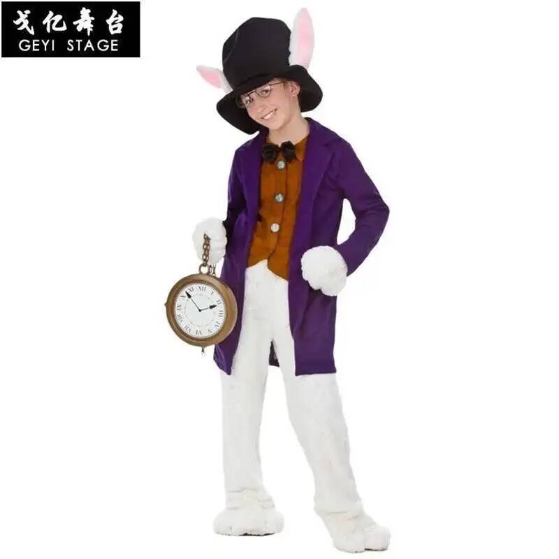 Alice Clothes White Child Rabb - Anime Cosplay Dress For Men recension och pris