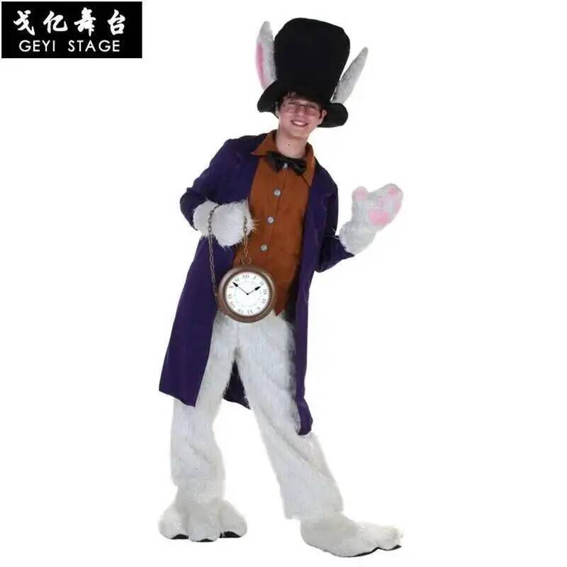 Alice Clothes White Child Rabb - Anime Cosplay Dress For Men recension och pris