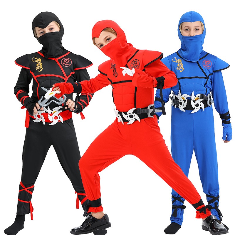 Boys Ninja Deluxe Costume With - Anime Cosplay Idea recension och pris