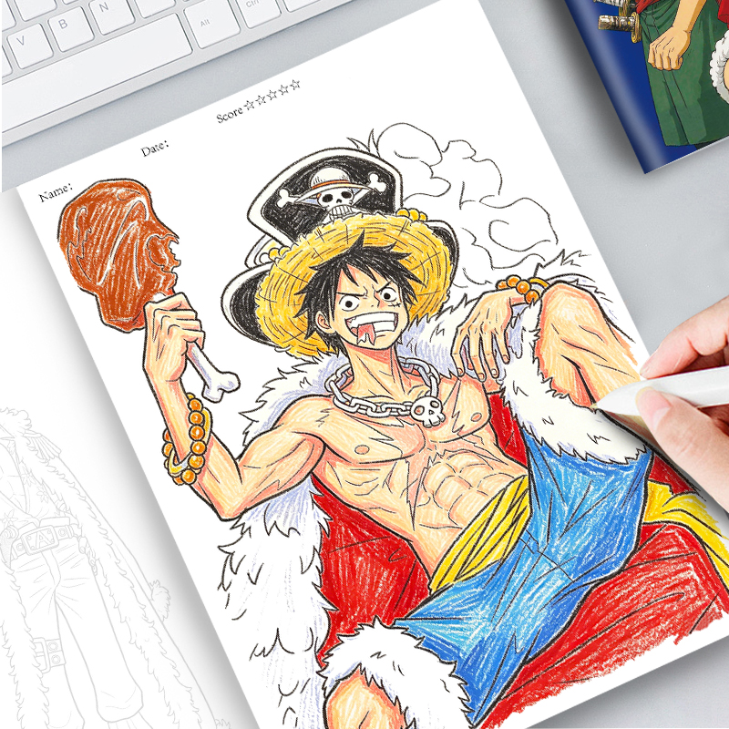 Anime One Piece Coloring Book  - Anime Cosplay Drawing recension och pris