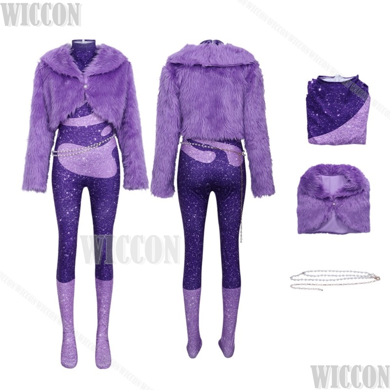 Purple Dancing Suit Furry Zoon - Anime Cosplay Dance recension och pris