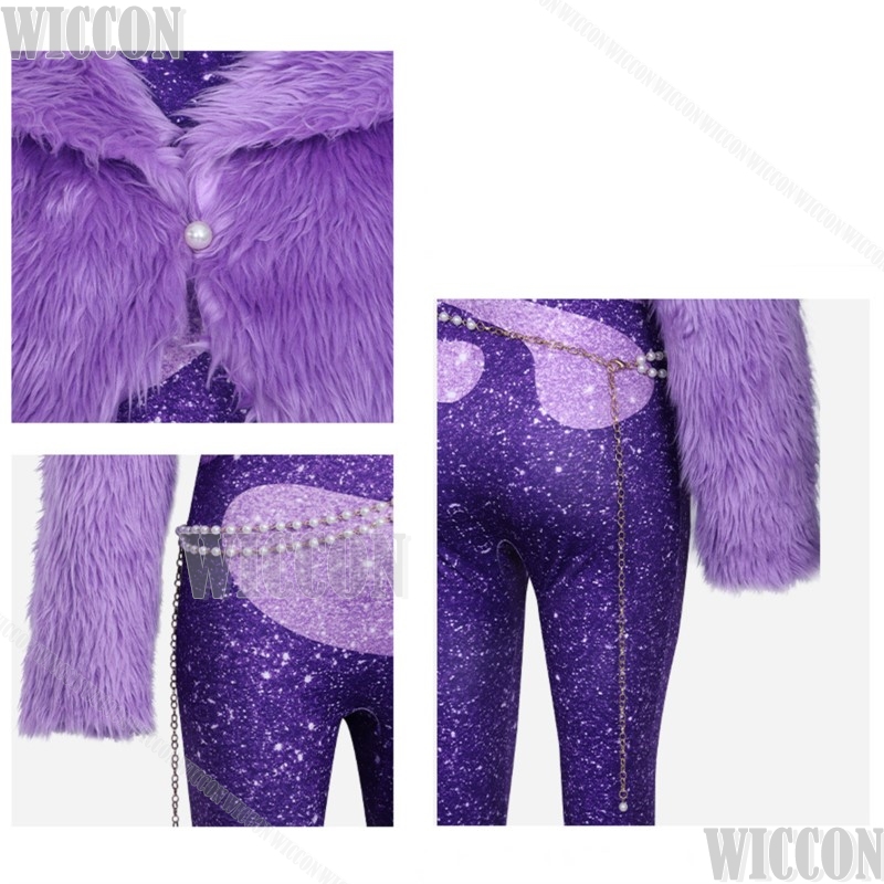 Purple Dancing Suit Furry Zoon - Anime Cosplay Dance recension och pris