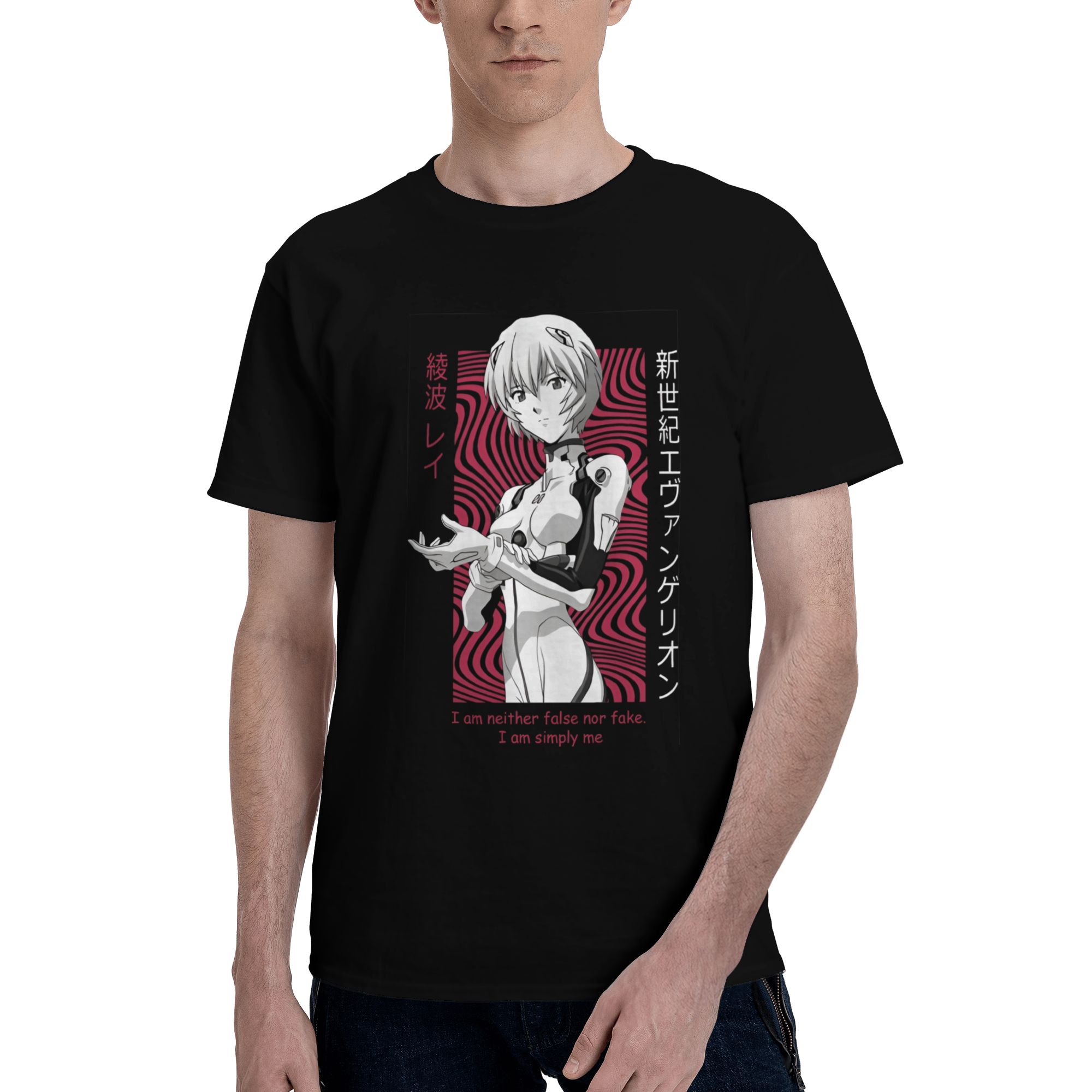 Men's E-Evangelions T-Shirt Fa - Anime Cosplay Idea recension och pris