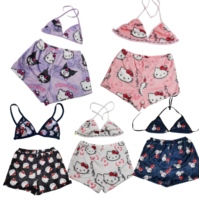 Girl Bikini Bra Shorts Hello K - Cosplay Duo Anime recension och pris