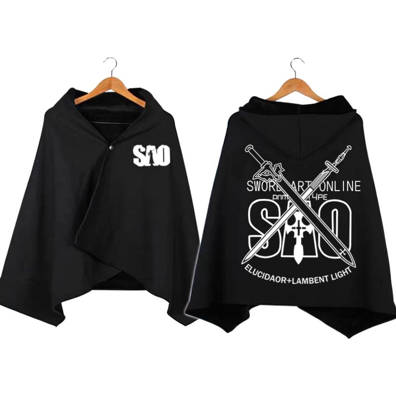 Sword Art Online cosplay hoode - Sword Art Online Cape recension och pris